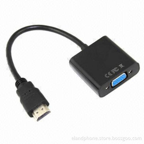 HDMI to VGA Adapter, 1.3V, 190mA Power Consumption, Supports Pixel Clock Rate from 25 to 165MHz